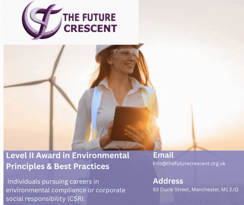 Level II Award in Environmental Principles & Best Practices